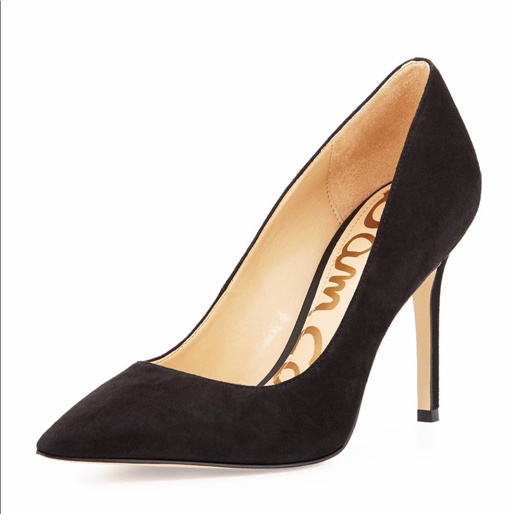 Sam Edelman Hazel Pump Black Suede NEW WITH BOX